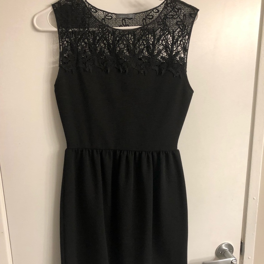 Simple black dress